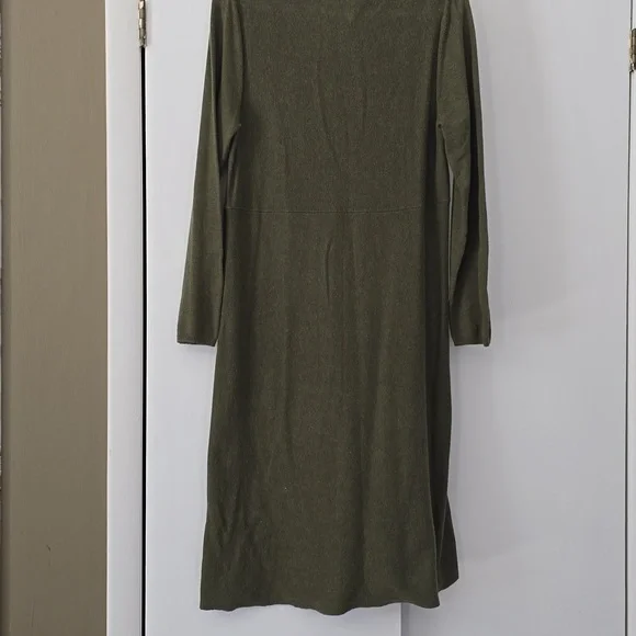 J.Jill Sweater Dress, Green - Picture 3 of 9